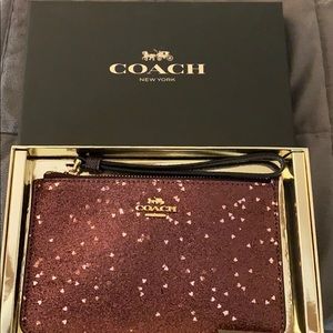 NWT COACH SPARKLY WRISTLET